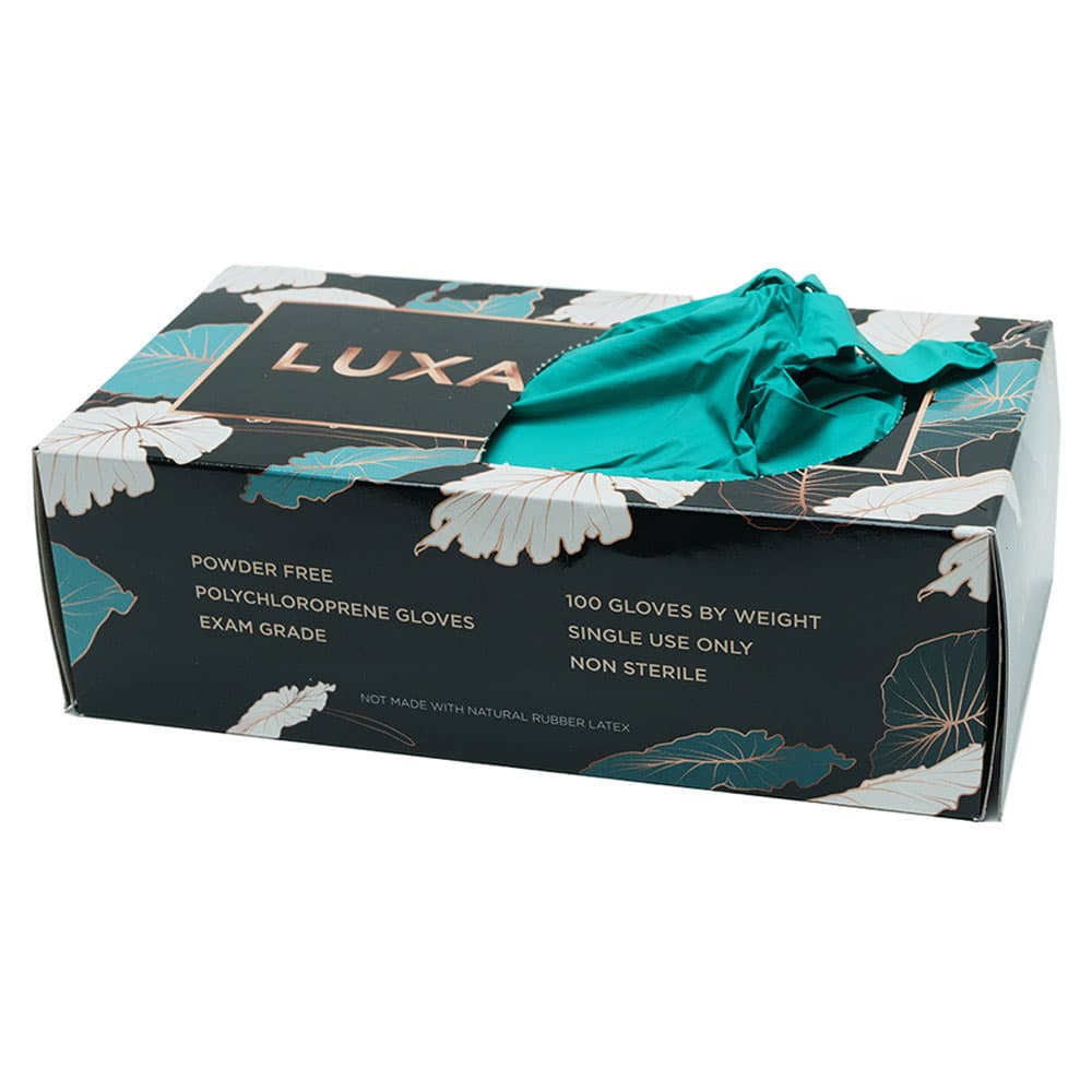 Luxaprene Powder-Free Chloroprene Glove, X-Small, Dark Green, 100/Box - Luxaprene Powder-Free Chloroprene Glove, X-Small, Dark Green, 100/Box - Image 1