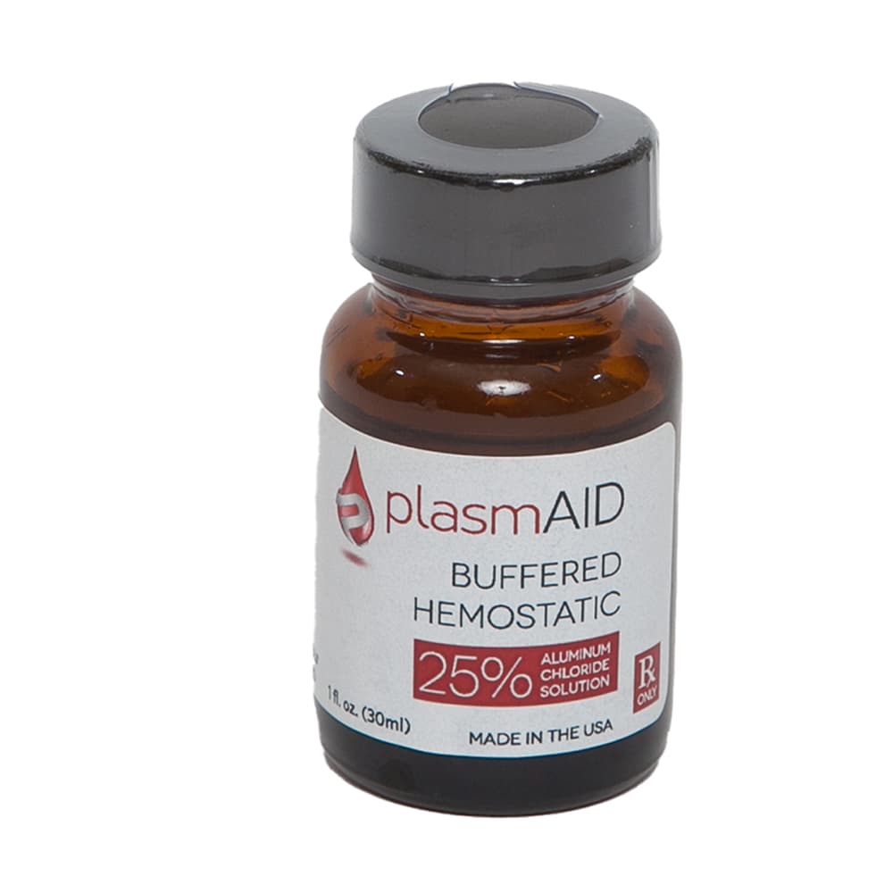 PlasmAid Hemostatic Agent, 25% Aluminum Chloride, 30mL Bottle, 1/Pk - PlasmAid Hemostatic Agent, 25% Aluminum Chloride, 30mL Bottle, 1/Pk - Image 1