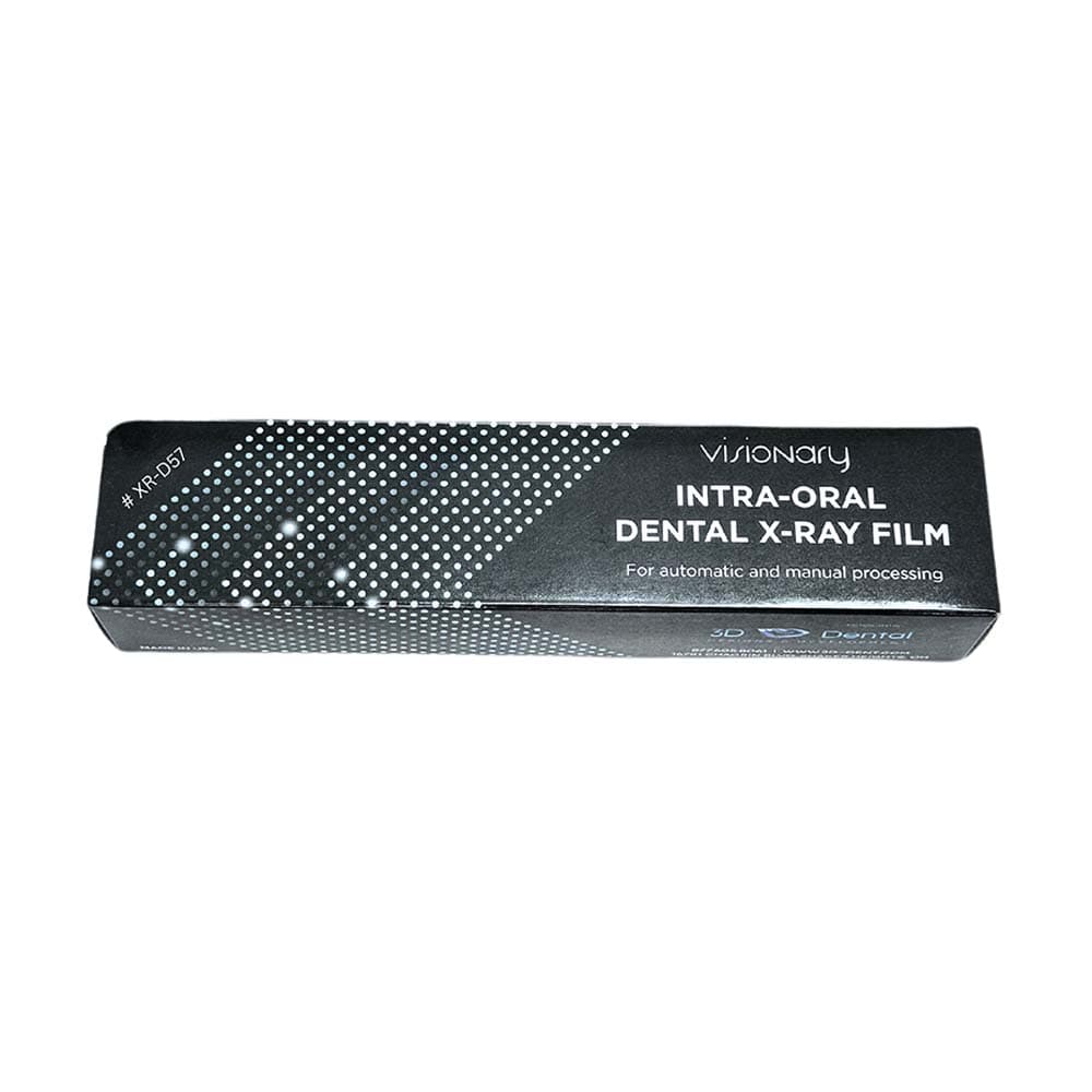 Visionary D-57 D Speed X-Ray Film, Adult, Size #2, Double Film, 130/Pk - Visionary D-57 D Speed X-Ray Film, Adult, #2, Double, 130/Pk - Image 1
