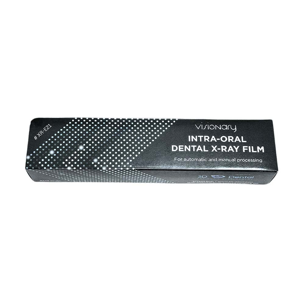 Visionary IP-21 E Speed Intraoral X-Ray Film, Adult Size #2, Single Film, 150/Pk - Visionary IP-21 E Speed X-Ray Film, Adult, #2, Single, 150/Pk - Image 1