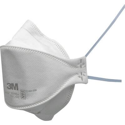 3M Aura 9205+ NIOSH N95 Particulate Respirator, Flat Fold, Case of 440 - Aura 9205+ NIOSH N95 Particulate Respirator, Case of 440 - Image 1