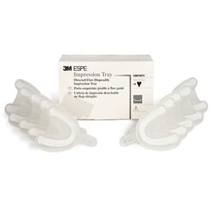 Directed Flow Rigid Impression Disposable Tray, Small Upper, 10/Pk, With Built-In Reservoir - Directed Flow Rigid Impression Disposable Tray, 10/Pk, With Built-In Reservoir - Image 1