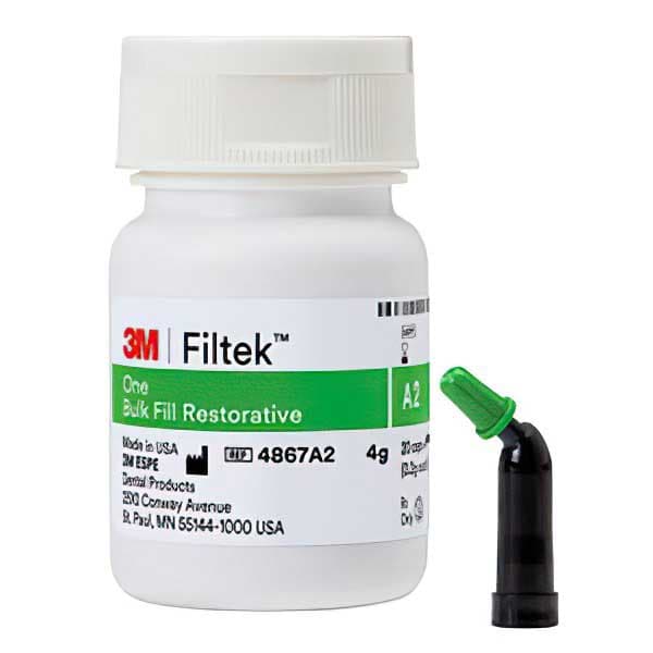 Filtek One Bulk Fill Posterior Restorative, EXPORT PACKAGE Capsules Refill - A3, 20 x 0.2 g - Filtek One Bulk Fill Posterior Restorative, EXPORT PACKAGE Capsules Refill - A3, 20 x 0.2 gm - Image 1
