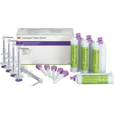 Impregum Penta Super Quick Light Body, Fast Set Polyether, Refill: 2 x 300 mL Base + 2 x 60 mL Catalyst - Impregum Penta Super Quick Light Body, Fast Set Polyether, Refill: 2 - 300 mL - Image 1