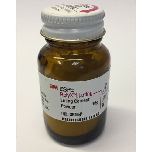 3M RelyX Luting Powder Only, Hybrid Glass Ionomer Cement, Fast Set, 16 gm - 3M RelyX Luting Powder Only EXPORT PACKAGE - Hybrid Glass Ionomer Cement, Fast - Image 1