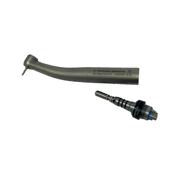 A1 Handpiece Specialists Kavo Compatible Premium Mini Max Plus 2.0 Mini Head High-Speed Handpiece with 6 Pin Adapter - A1 Handpiece Specialists Kavo Compatible Premium Mini Max Plus 2.0 Mini Head Handpiece with 6 Pin Adapter - Image 1