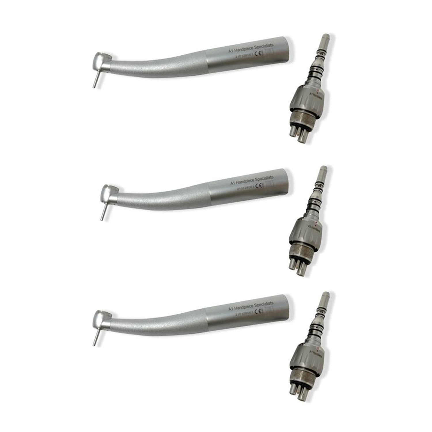 A1 Handpiece Specialists Ultra Mini Max Kavo-Type Highspeed Handpiece with Coupler, 3/Pk - A1 Handpiece Specialists Ultra Mini Max Kavo-Type Highspeed Handpiece with Coupler, 3/Pk - Image 1