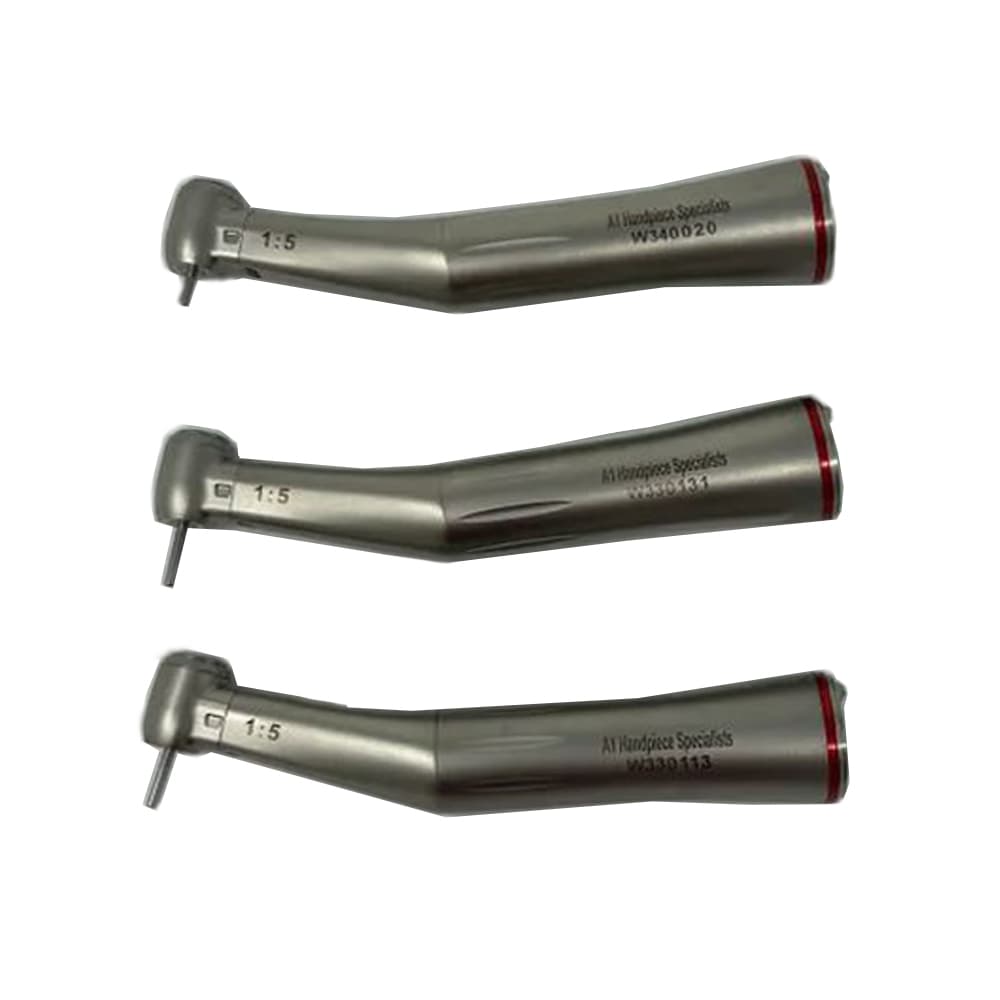 A1 Handpiece Specialists Universal 1:5 FG Fiber Optic Electric Handpiece, Push Button, 200,000 RPM, 3/Pk - A1 Handpiece Specialists Universal 1:5 FG Fiber Optic Electric Handpiece, 3/Pk - Image 1
