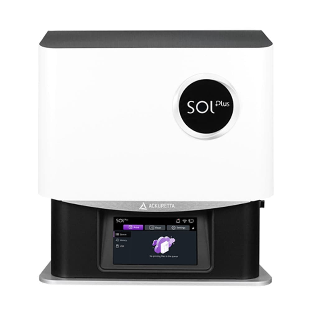 Ackuretta SOL Plus 3D Printer with Concierge Service, Single Unit (Includes XL Plus Build Platform, Vat, Heating Rod, Trays, Tools, WiFi Dongle, Ethernet & Power Cables) - SOL Plus 3D Printer w/Concierge Service, Single Unit. Includes: - Image 1