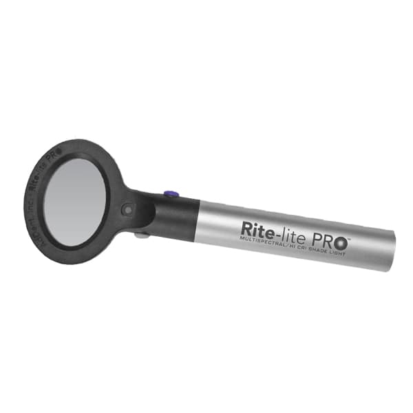 Rite-Lite PRO Shade Matching Light with Polarizing Filter, Multispectral/HI-CRI, 24 LEDs, Rechargeable - Rite-Lite Pro Shade Matching Light with Polarizing Filter, Multispectral/HI-CRI - Image 1