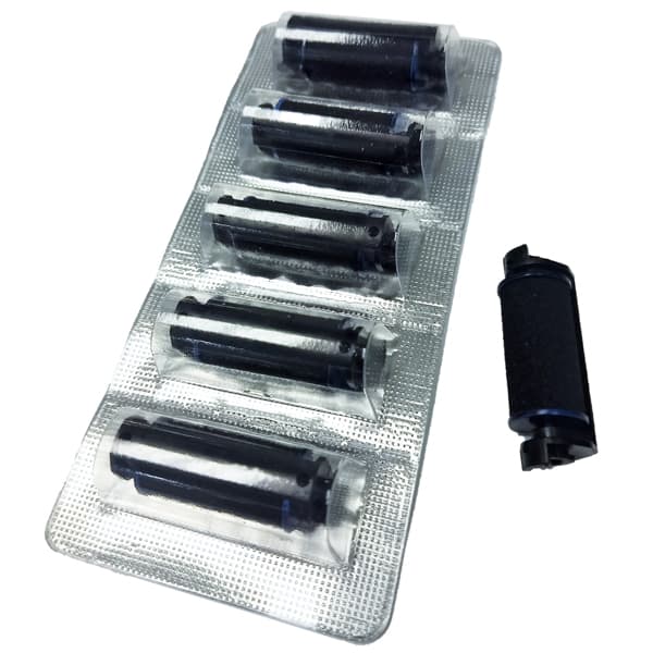 Labelex Replacement Ink Rollers, 5/Pack, Fits Labelex White Label Dispenser (L-X20-RD, L-X20-BL, L-X20-GR) - Labelex Replacement Ink Rollers 5/Pk. Fits White Label Dispenser - Image 1
