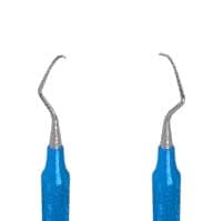 American Eagle #4L/4R Columbia Curette with 3/8" EagleLite Resin Blue Handle - American Eagle #4L/4R Columbia Curette with 3/8" EagleLite Resin Blue Handle - Image 1