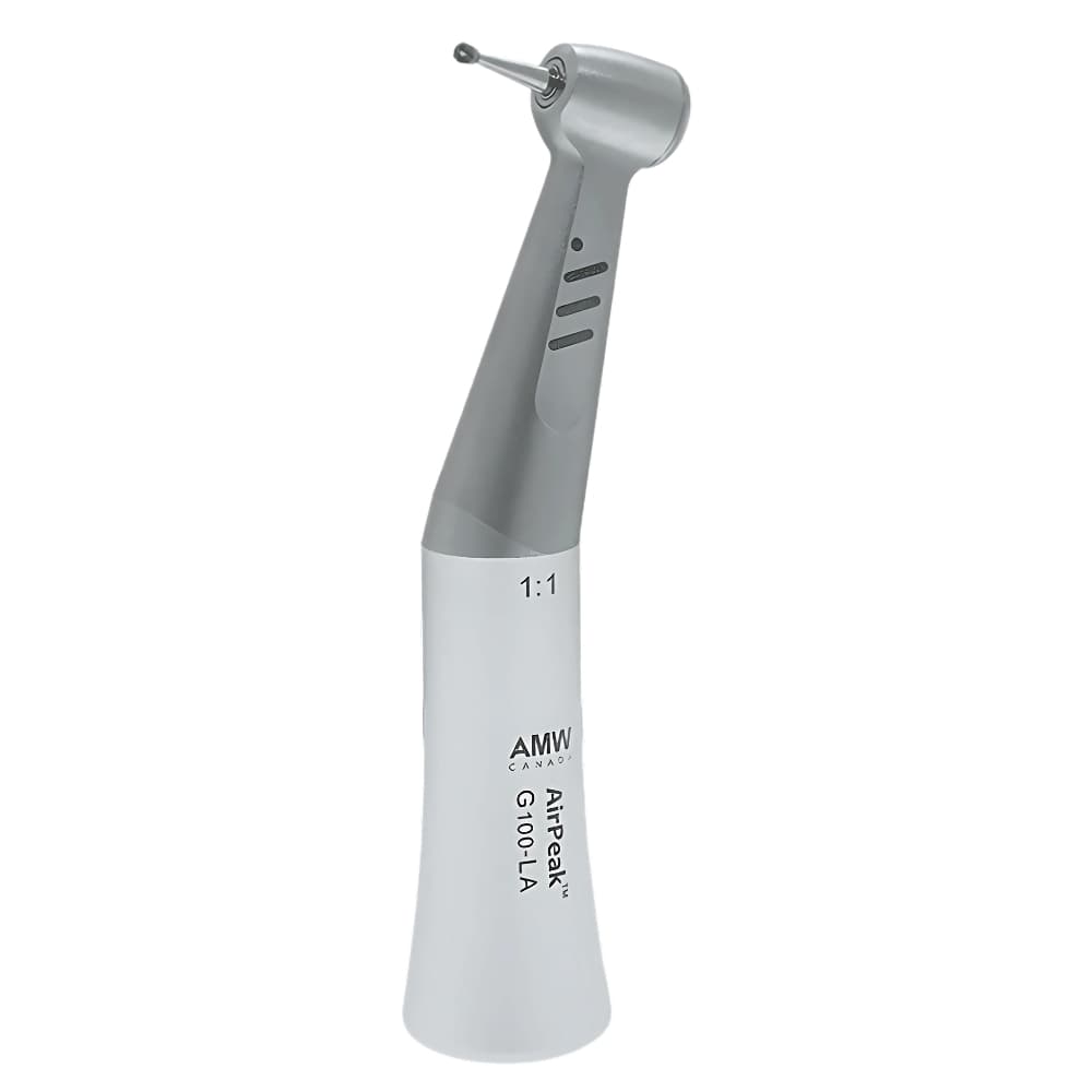 AirPeak G100-LA Low Speed Push Button Handpiece, 1:1 Ratio, 20K RPM, 1/Pk - AirPeak G100-LA Low Speed Push Button Handpiece, 1:1 Ratio, 20K RPM, 1/Pk - Image 1