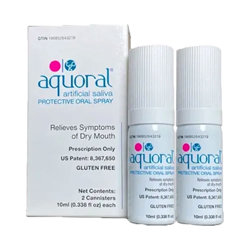 Aquoral Protective Oral Spray, Artificial Saliva, 10 mL Cannister, 2/Pk - Aquoral Protective Oral Spray, Artificial Saliva, 10 mL Cannister, 2/Pk - Image 1
