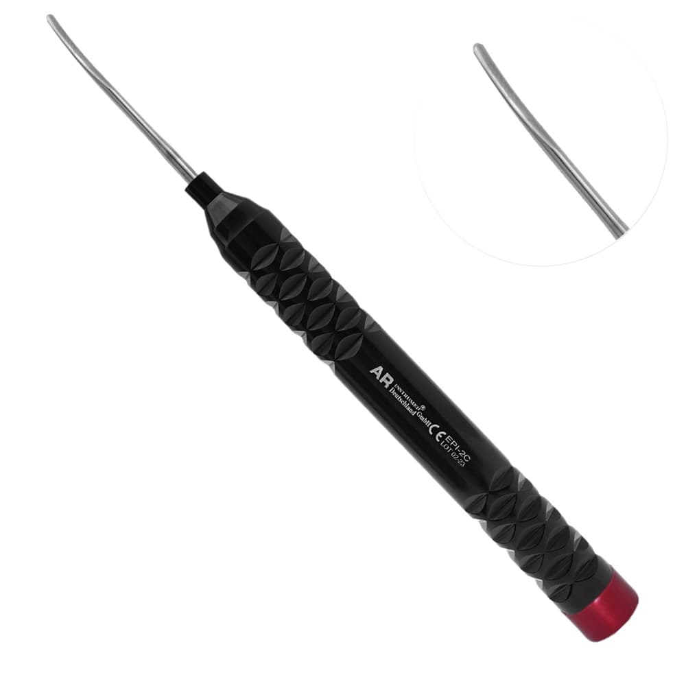 AR INSTRUMED Dental Flexible Periotome, 3mm Straight Black Tip, Medical Grade Stainless Steel, Non-Slip Textured Handle, 1/Pk - AR INSTRUMED Dental Flexible Periotome, Medical Grade Stainless Steel, 3mm Straight Black Tip, Non slip Textured Handle, Dentist Extraction INSTRUMEDnt, Perfects Dentists, Nurses, Medical Students - Image 1