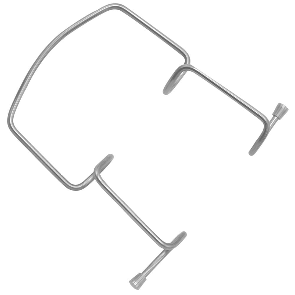AR Instrumed Orringer Cheek and Lip Tongue Retractor, Stainless Steel, Medium, 4.3 x 3.1", 1/Pk - AR INSTRUMED Dental Orringer Cheek Lip Tongue Retractor, Medical grade stainless steel small size, Ergonomic Hands free Design, smooth curved Finishing, Perfects professional dentists, students - Image 1