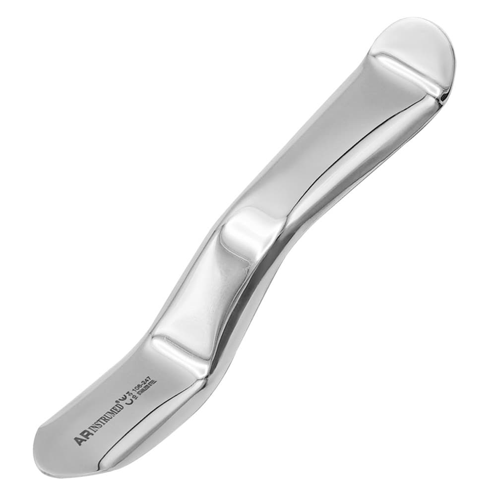 AR Instrumed Minnesota Cheek Lip Tongue Retractor, German Stainless Steel, Ergonomic Bent Design, Smooth Curved Tip, Small, 1/Pk - AR Autoclavable Minnesota Cheek Lip Tongue Retractor, German Stainless Steel, Ergonomic Bent Design, Smooth Curved Tip - Image 1