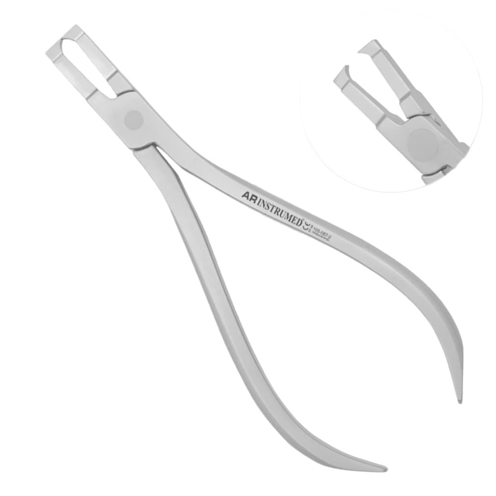 AR INSTRUMED Dental Bracket Removing Plier, Medical Grade Stainless Steel, Narrow Straight Tip, Non-Slip Handle, 1/Pk - AR INSTRUMED Dental Bracket removing plier, Medical Grade Stainless Steel orthodontic Braces Removal Tool, Narrow straight tip, Non Slip Style Handle, Inner Side Brackets Cutter INSTRUMEDnt - Image 1