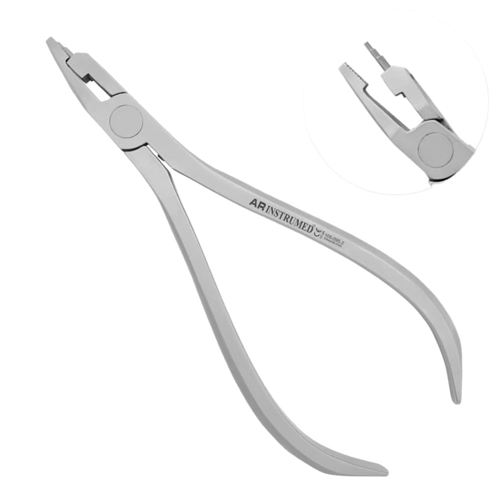 AR INSTRUMED Tweed Omega Loop Forming Plier, Stainless Steel, Non-Slip Handle, Fits Wire up to 0.021" x 0.025", 1/Pk - AR INSTRUMED Dental Tweed Omega Loop Forming Plier, Medical Grade Stainless Steel Orthodontic INSTRUMEDnt, Fit loop size Tip, Non slip style Handle, Perfects Dentists, Medical students - Image 1