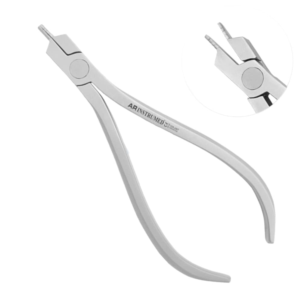 AR Instrumed Nance Loop Forming Plier, Stainless Steel, Non-Slip Handle, Fits 3-6mm Loops, Wire up to 0.028", 1/Pk - AR INSTRUMED Dental Nance Loop Forming Plier, Medical Grade Stainless Steel Orthodontic INSTRUMEDnt, Fit loop size Tip, Non slip style Handle, Loop Forming Tool, Perfects Dentists, Medical students - Image 1
