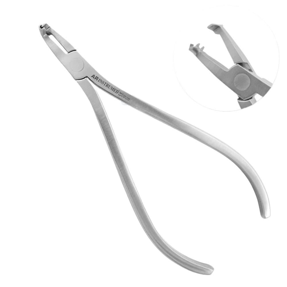 AR INSTRUMED Hammerhead NiTi Cinch Back Plier, Thin Rounded Tip, Non-Slip Handle, 1/Pk - AR INSTRUMED Dental Hammerhead NiTi Cinch Back Plier, Medical Grade Stainless Steel Orthodontic Braces Wire Bending INSTRUMEDnt, Thin Rounded tip, Non slip design Handle, Loop Forming Tool - Image 1