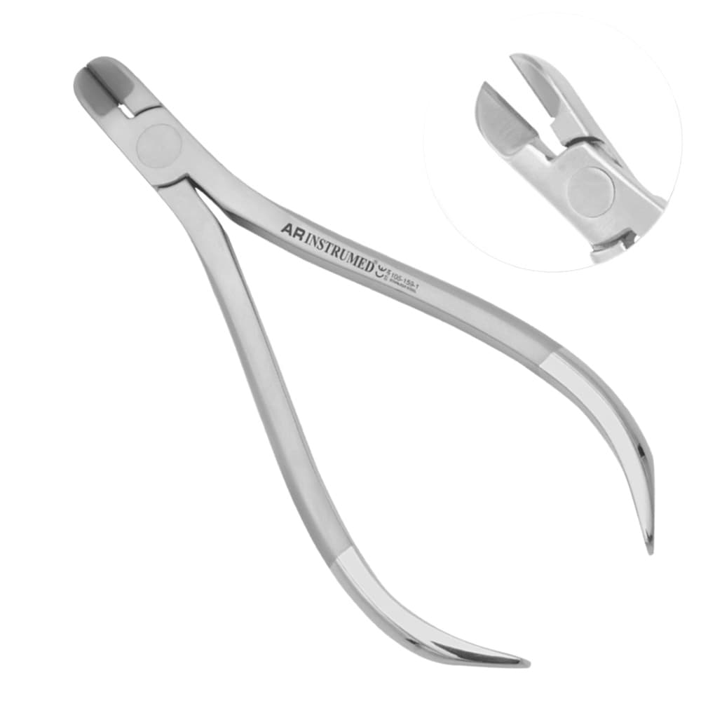 AR Instrumed Pin and Ligature Soft Wire Cutter, Thin Sharp Tip, Tungsten Carbide Beak, Non-Slip Handle, 1/Pk - AR INSTRUMED Dental Ligature Cutter Plier, Medical Grade Stainless Steel Orthodontic Light Wire Cutting INSTRUMEDnt, thin sharp Tip, Tungsten Carbide beak, Non slip style Handle, Ligature Cutting Tool - Image 1