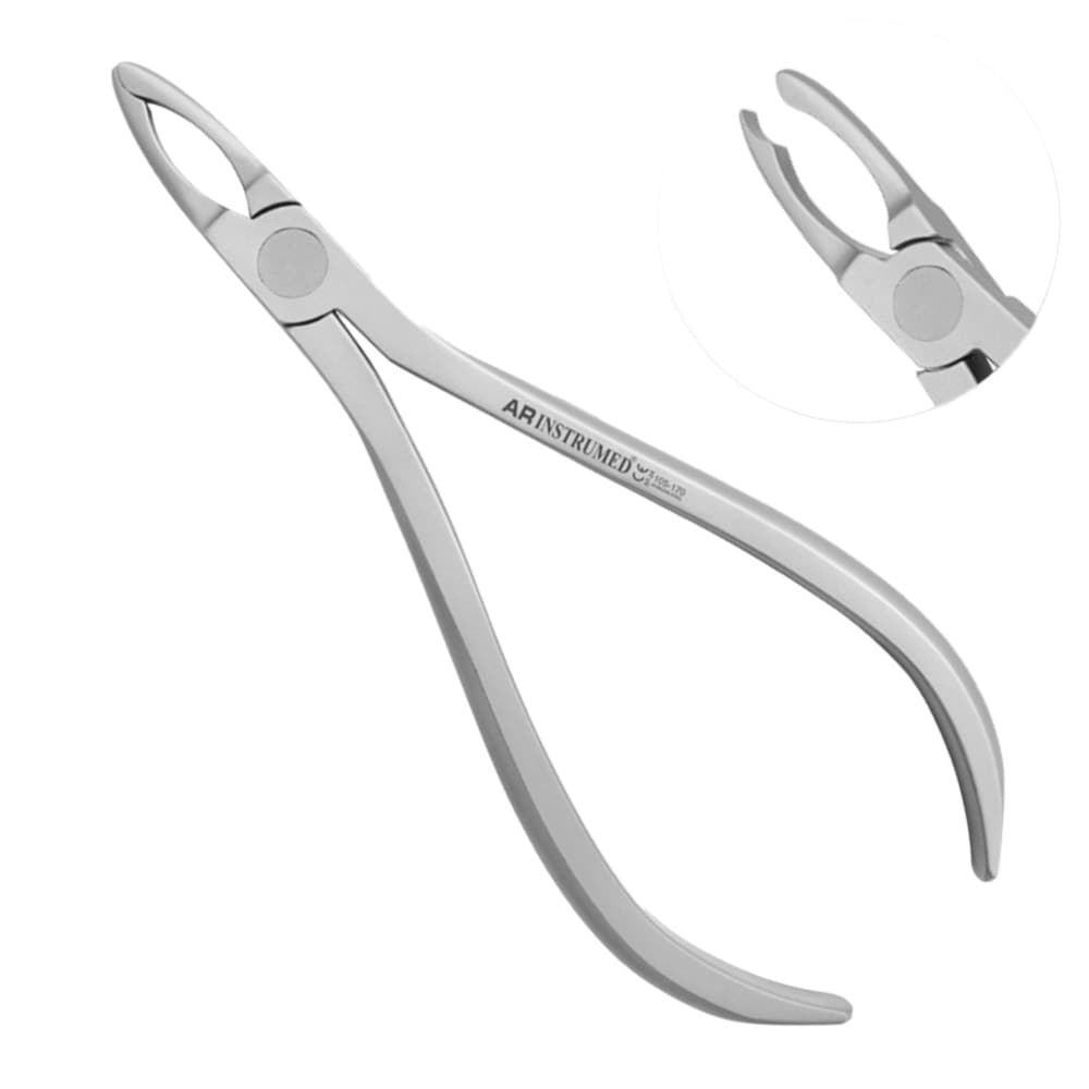 AR INSTRUMED Orthodontic Johnson Contouring Plier, Crown and Band Contouring, Stainless Steel, Non-Slip Handle, 1/Pk - AR INSTRUMED Orthodontic Johnson Contouring Plier, Medical Grade Stainless Steel Dental Wire Contouring Tool Concave Convex Tip, Non Slip Handle, Precision Contouring INSTRUMEDnt, Perfects dentists, students - Image 1