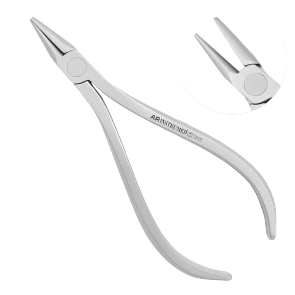 AR Instrumed Wire Bending Loop Forming Plier, Thin Sharp Tip, Non-Slip Handle, 1/Pk - AR INSTRUMED Dental Wire Bending Loop Forming Plier, Medical Grade Stainless Steel Orthodontic Wire Looping INSTRUMEDnt, thin sharp Tip, Non slip style Handle, Braces Wire Bending Tool - Image 1