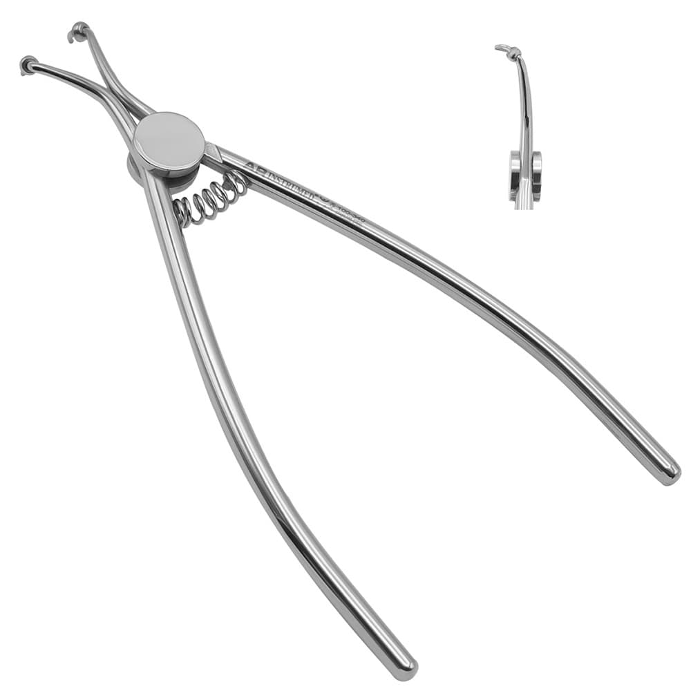 AR INSTRUMED Dental Rubber Dam Clamp Forceps, Non-Slip Handle, Smooth Spring Action, 6.5 in, 1/Pk - AR INSTRUMED Dental Rubber Dam Clamp Forcep Non Slip Handle Smooth Spring Action 6.5in - Image 1
