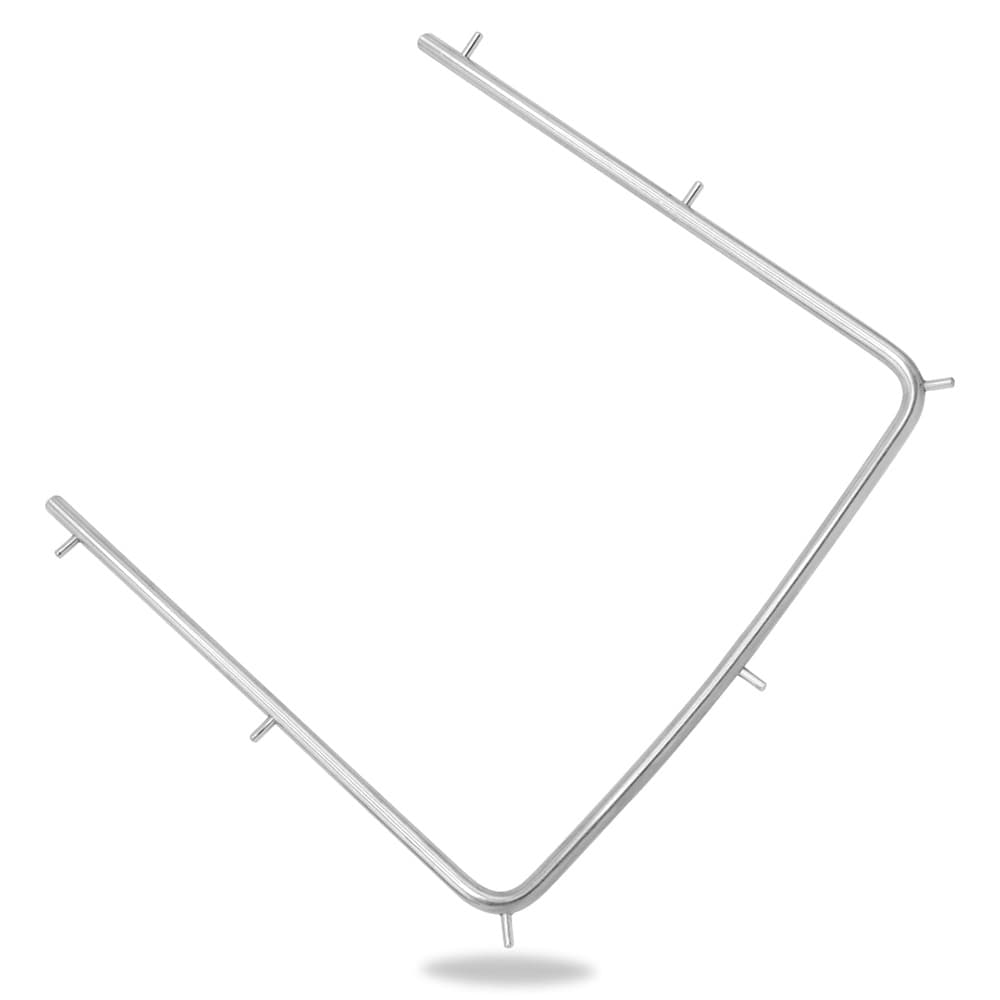 AR Instrumed Adult Rubber Dam Frame, German Stainless Steel, 9 x 9 cm, Autoclavable, 1/Pk - AR Autoclavable Adult Rubber Dam Frame German SS Restorative Endodontic Tool - Image 1