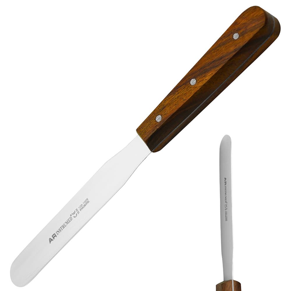AR INSTRUMED Dental Alginate Spatula, Stainless Steel 7.4", Flexible Straight Tip, 1/Pk - AR INSTRUMED Dental Alginate Spatula, Stainless Steel 7.4", Flexible Straight Tip - Image 1