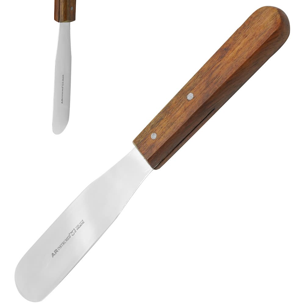 AR INSTRUMED Dental Alginate Spatula, Stainless Steel 8.4", Flexible Straight Tip, 1/Pk - AR INSTRUMED Dental Alginate Spatula, Stainless Steel 8.4", Flexible Straight Tip - Image 1