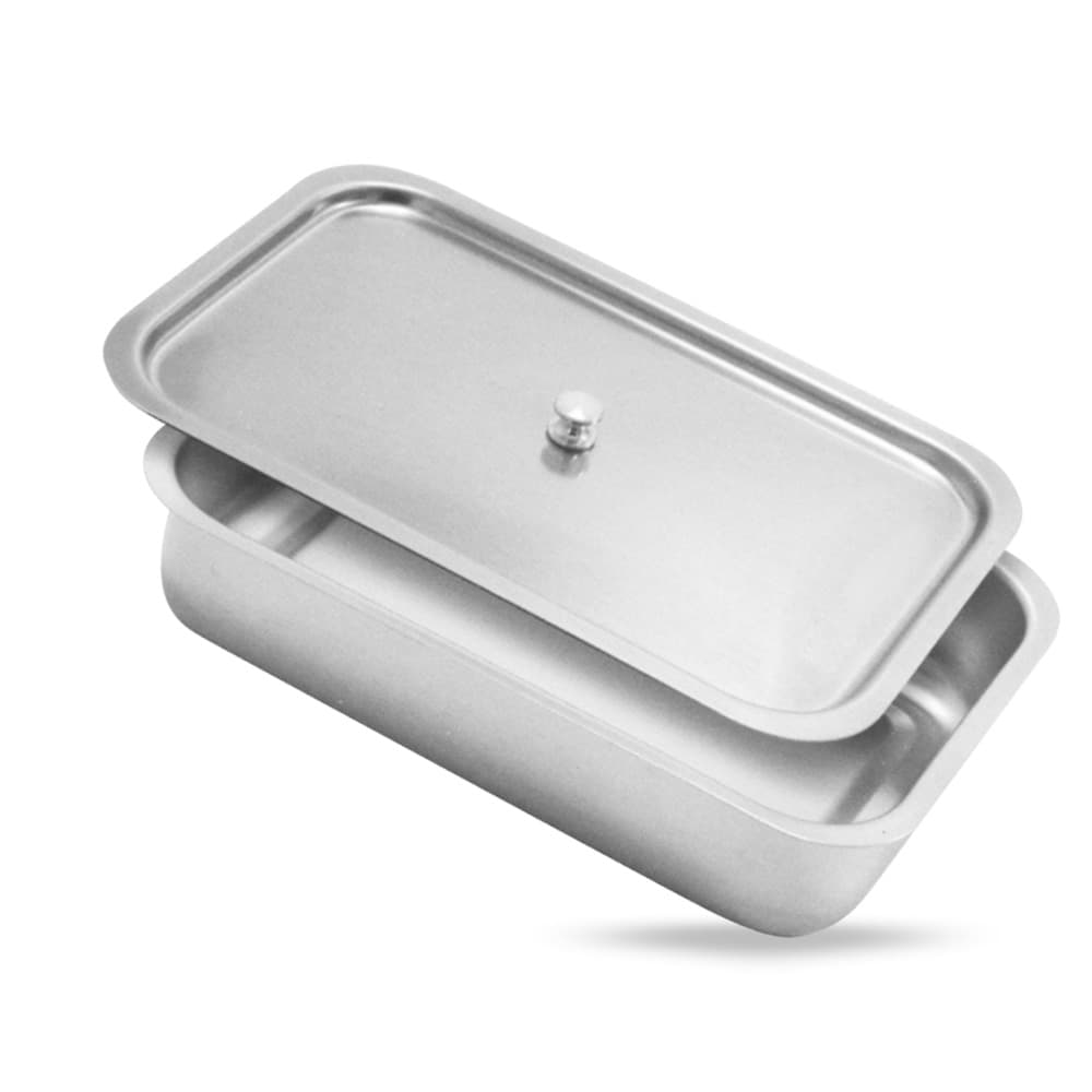 AR INSTRUMED Dental Lid Tray Organizer Holder, Medical Grade Stainless Steel, 9x6x2 in, 1/Pk - AR INSTRUMED Dental Lid Tray Organizer Holder, Medical Grade Stainless Steel, 9x6x2 in - Image 1