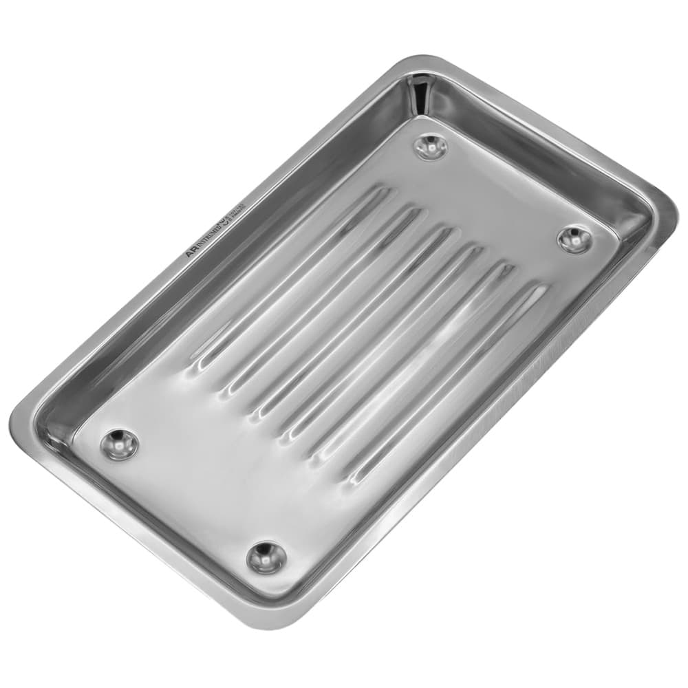 AR INSTRUMED Dental Kidney Tray, Stainless Steel, 15cm (7.8 x 4 x 0.7"), Autoclavable, 1/Pk - AR INSTRUMED Dental Kidney Tray, Stainless Steel 15cm, Autoclavable, Durable Design - Image 1