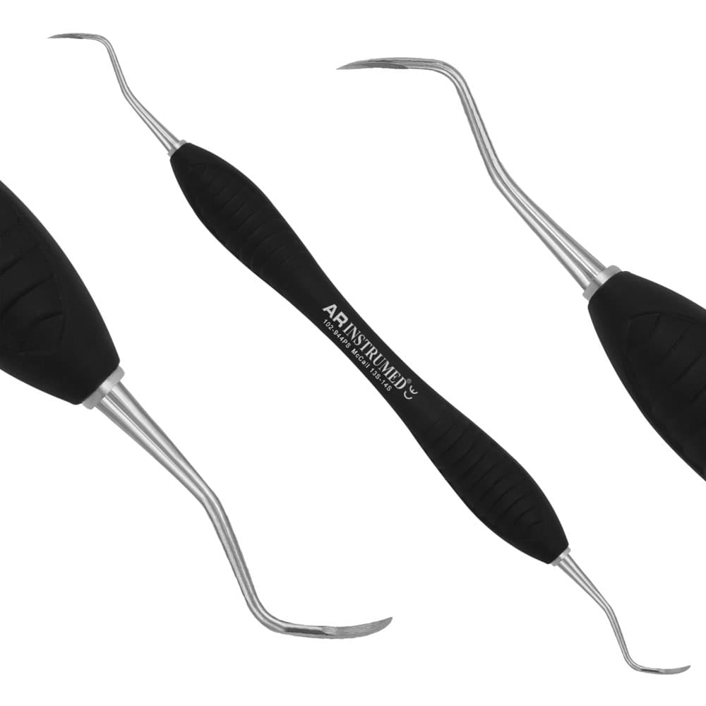 AR Instrumed Stainless Steel 5/6 Mini Langer Curette, AR Premium Black Handle, 1/Pk - AR Instrumed Stainless Steel 5/6 Mini Langer Curette, AR Premium Black Handle, 1/Pk - Image 1
