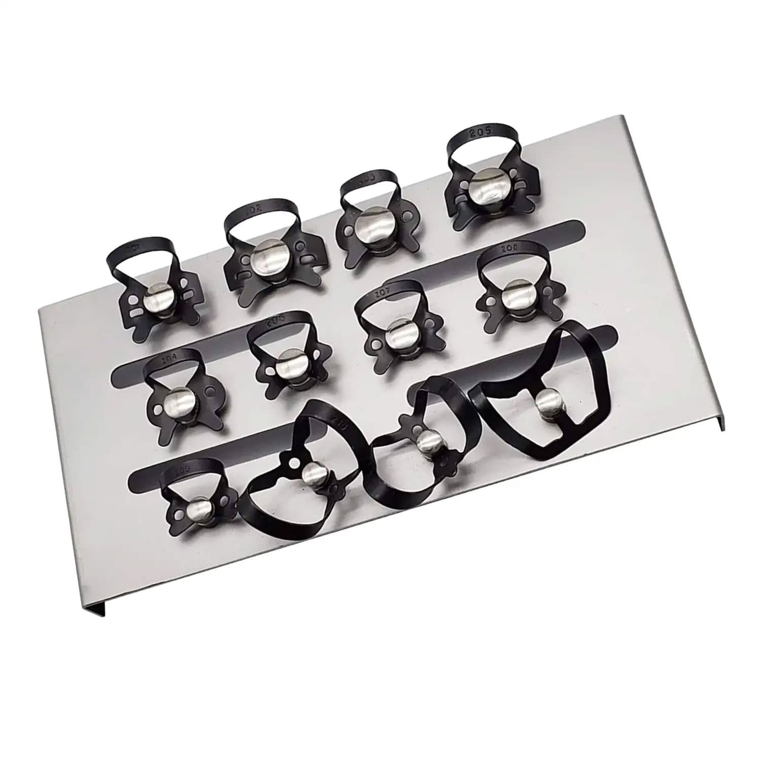 Artman Instruments Rubber Dam Clamps, Black Matte, 12/Pk - Artman Instruments Rubber Dam Clamps, Black Matte, 12/Pk - Image 1