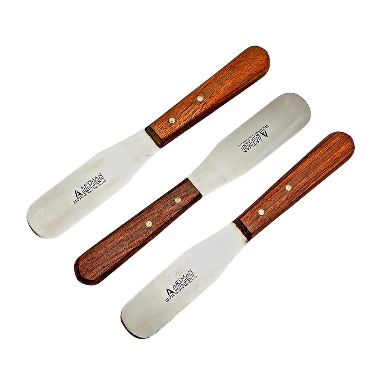 Artman Instruments 8" Dental Lab Spatulas, Straight, 3/Pk - Artman Instruments 8" Dental Lab Spatulas, Straight, 3/Pk - Image 1