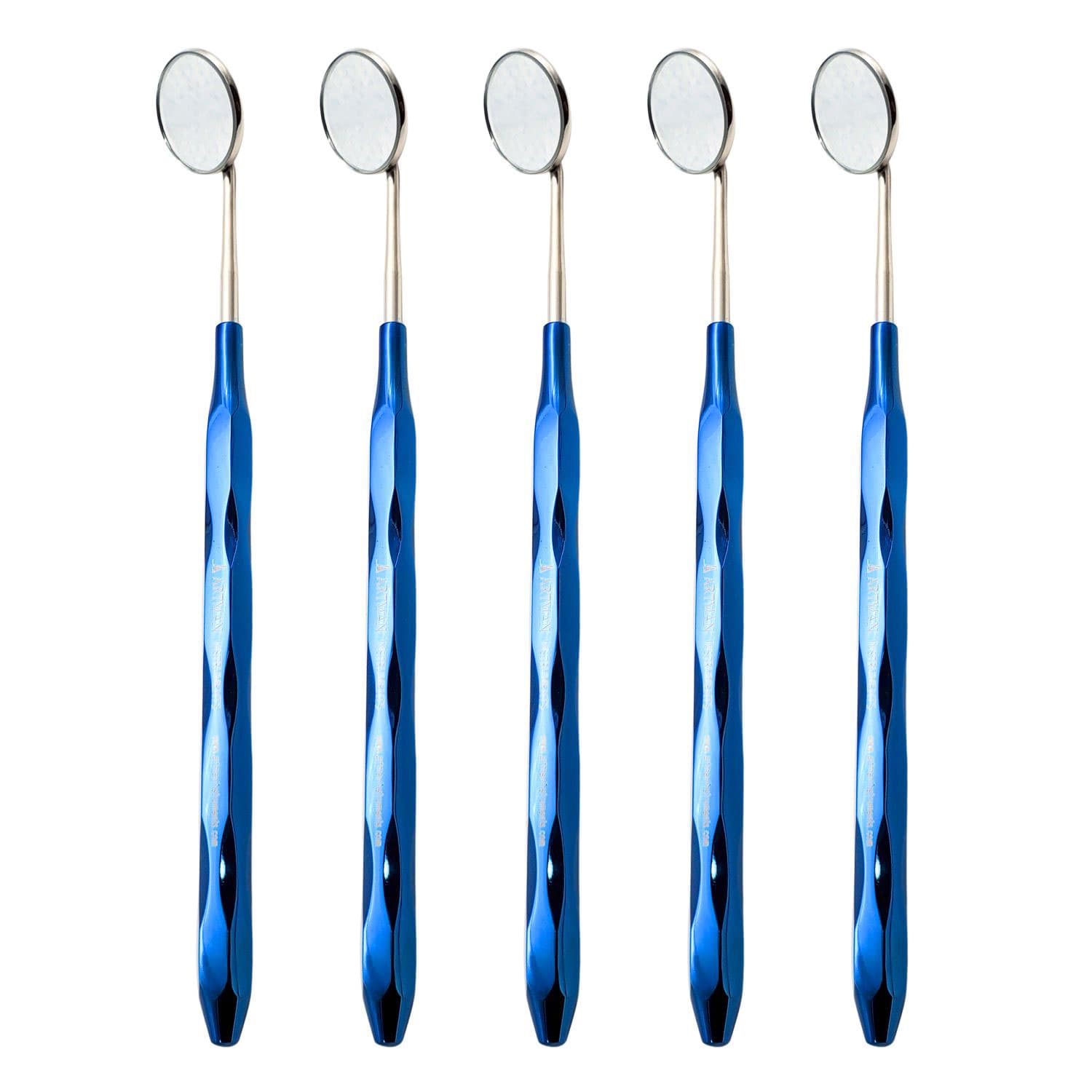 Artman Instruments Dental Mirror, Blue, 5/Pk - Artman Instruments Dental Mirror, Blue, 5/Pk - Image 1