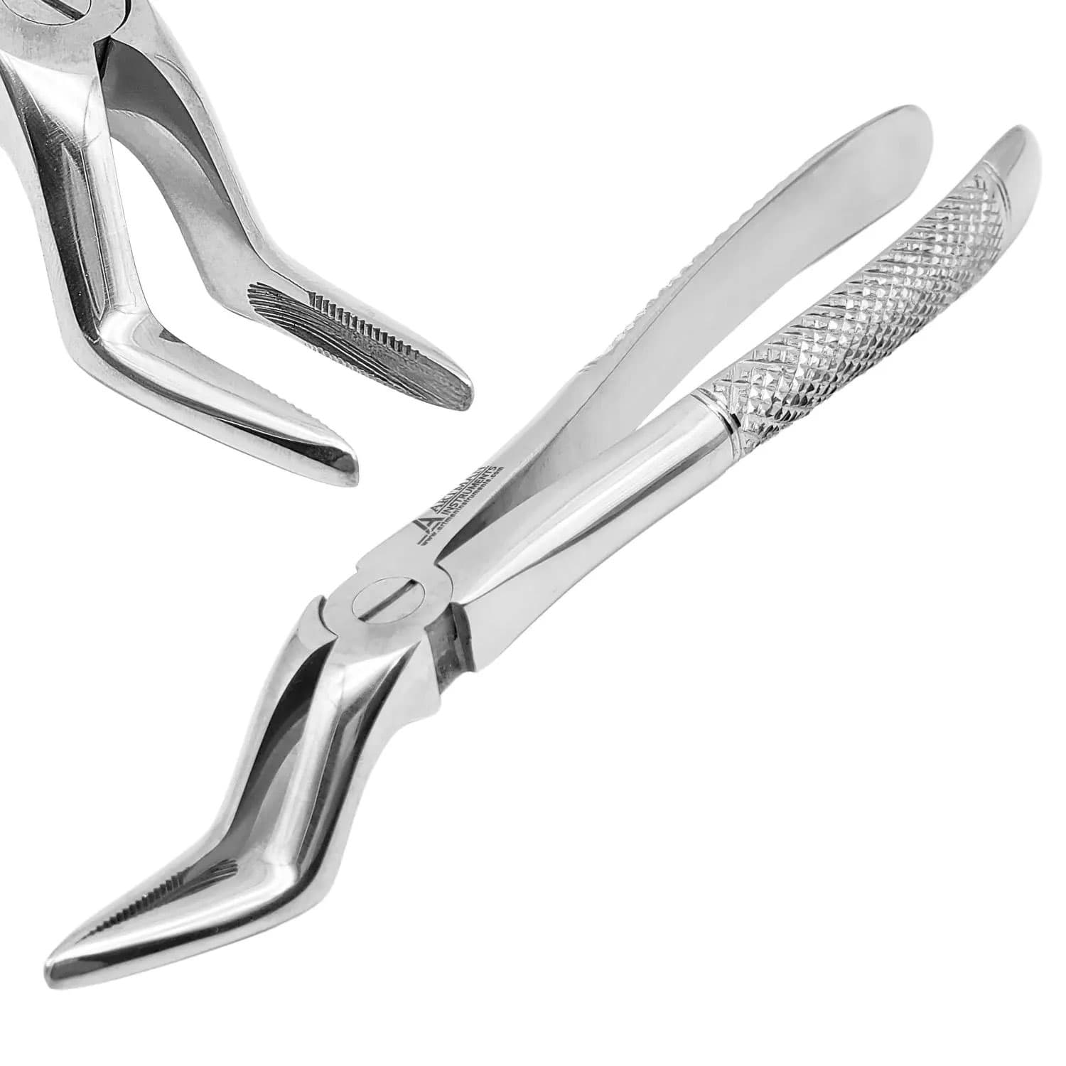 Artman Instruments #51 Extraction Forceps, Upper Bayonet, Bent Serrated Tip, 1/Pk - Artman Instruments #51 Extraction Forceps, Upper Bayonet, 1/Pk - Image 1