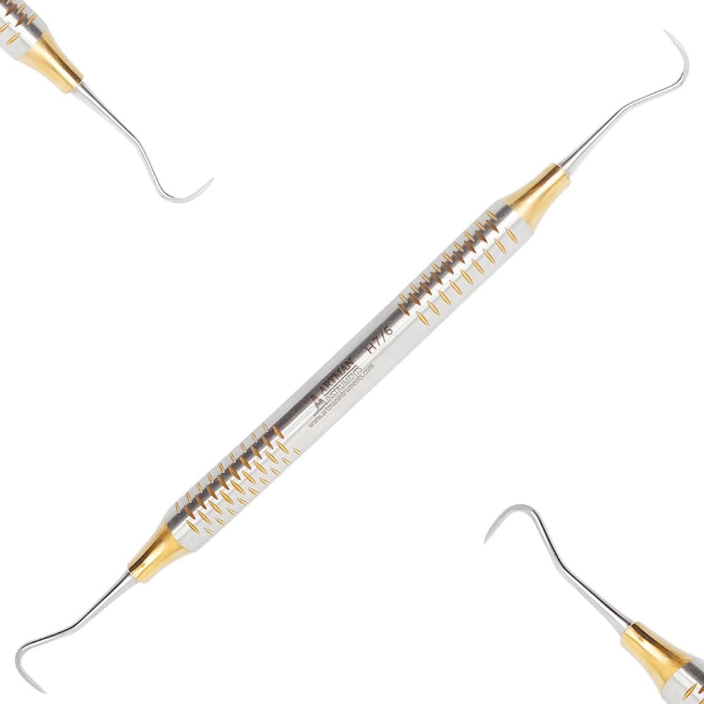 Artman Instruments #H6/H7 Stainless Steel Sickle Scaler, Double-Ended, 1/Pk - Artman Instruments #H6/H7 Stainless Steel Sickle Scaler Periodontal Tartar Remover, Double-Ended, 1/Pk - Image 1