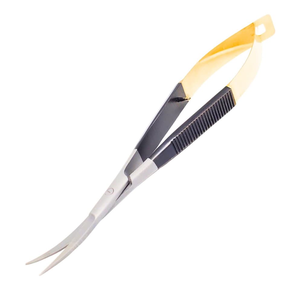 Artman Instruments 4.5" Stainless Steel Castroviejo Micro Scissors, Curved, 1/Pk - Artman Instruments 4.5" Stainless Steel Castroviejo Micro Scissors, Curved, 1/Pk - Image 1