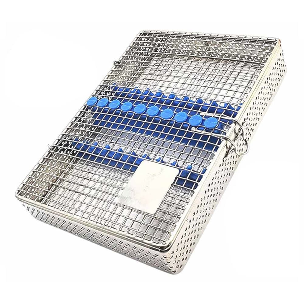 Artman Instruments 10-Instrument Mesh Cassette Tray Box, 8" x 5.25" x 1.50", 1/Pk - Artman Instruments 10-Instrument Mesh Cassette Tray Box, 8" x 5.25" x 1.50", 1/Pk - Image 1