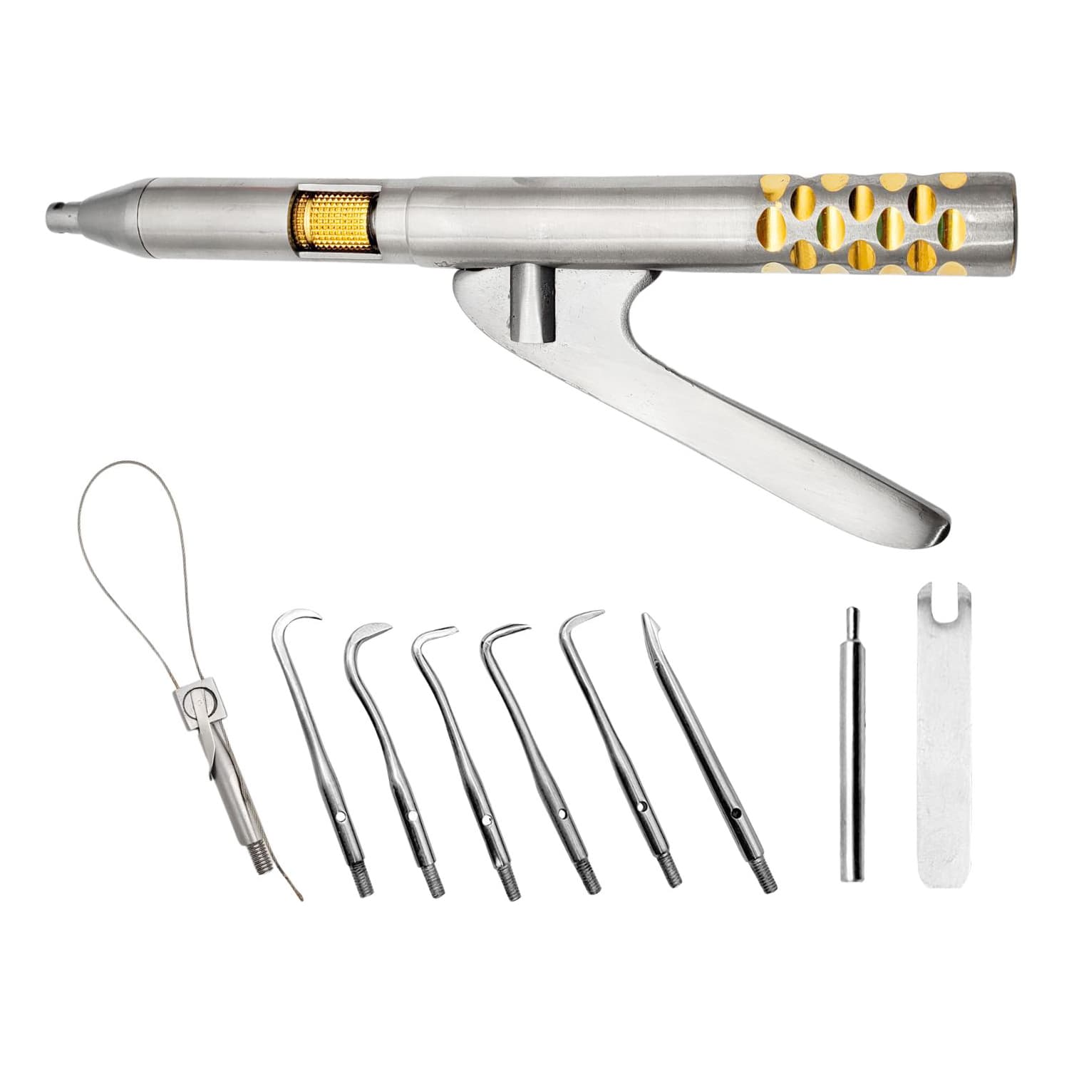 Artman Instruments Automatic Crown/Bridge Remover, Implant Based Denture Remover with Assorted Tips - Artman Instruments Automatic Crown/Bridge Remover, Implant Based Denture Remover with Assorted Tips - Image 1
