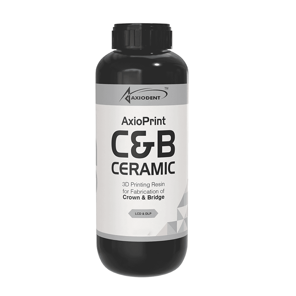 AxioPrint C&B Ceramic 3D Printing Resin, Shade A1, 1000g Bottle, 1/Pk - AxioPrint C&B Ceramic 3D Printing Resin, Shade A1, 1000g Bottle, 1/Pk - Image 1