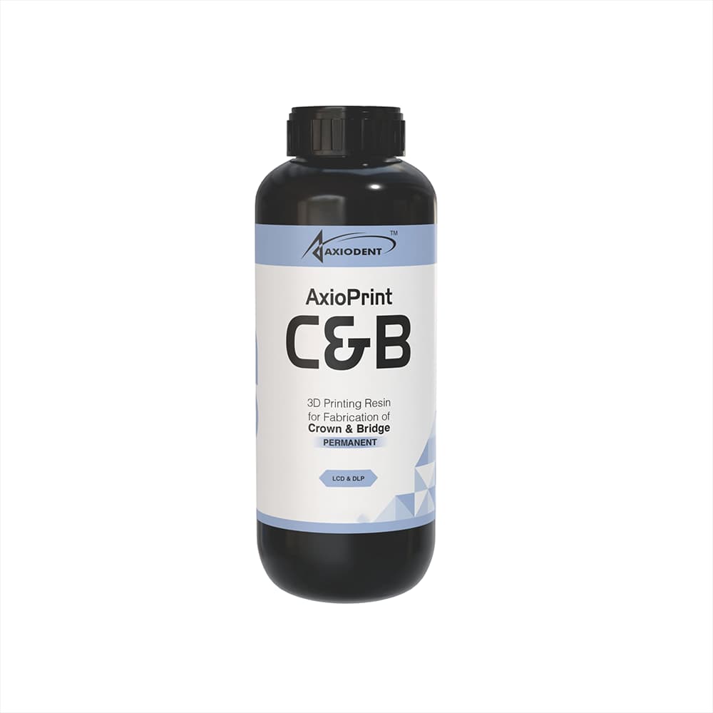 AxioPrint C&B 3D Printing Resin, Shade A2, 500g Bottle, 1/Pk - AxioPrint C&B 3D Printing Resin, Shade A2, 500g Bottle, 1/Pk - Image 1