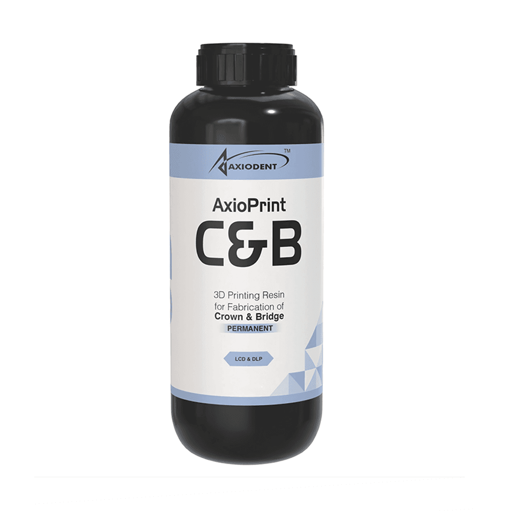 AxioPrint C&B 3D Printing Resin, Shade B2, 500g Bottle, 1/Pk - AxioPrint C&B 3D Printing Resin, Shade B2, 500g Bottle, 1/Pk - Image 1