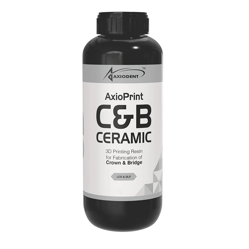 AxioPrint C&B Ceramic 3D Printing Resin, Shade B1, 500g Bottle, 1/Pk - AxioPrint C&B Ceramic 3D Printing Resin, Shade B1, 500g Bottle, 1/Pk - Image 1