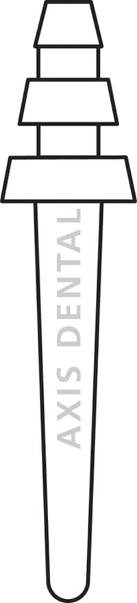 Kerr Achromat THP Fiber Post, Headed Posts Refill, 0.9mm, Package of 5, FP-TH0.9 - Achromat THP Fiber Post, headed posts refill. Size 0.9mm. Package of 5 - Image 1