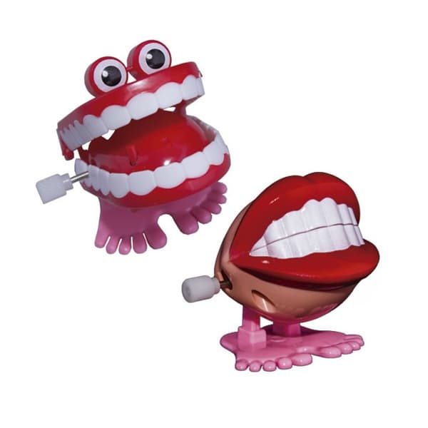 BADER Mouth Dancer Wind-up Toy, 1/2" W x 2" H, 20/Pk - BADER Mouth Dancer Wind-up Toy, 1/2" W x 2" H, 20/Pk - Image 1