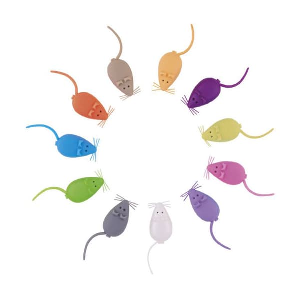 BADER Ratatouille Standard Plastic Mouse First Baby Tooth Holder, Assorted Colors, 20/Pk - BADER Ratatouille Standard Plastic Mouse First Baby Tooth Holder, Assorted, 20/Pk - Image 1